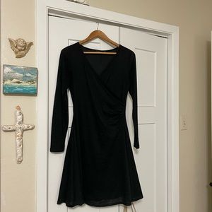 Dress PrAna size S long sleeve heathered dark gray